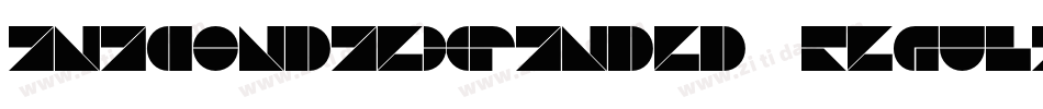 AnacondaExpanded Regular字体转换